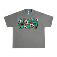 Tornado western leopard camouflage turquoise soccer licence plate template Urban Heavy Tee - Artiststas