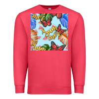 Cardinal summer and leaf seamless pattern Premium Sweatshirt - BundleAndBundleShop