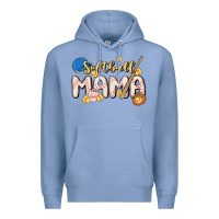 Colony Blue softball MAMA Premium Hoodie - MaliasSmallBusiness