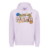 Lilac softball MAMA Premium Hoodie - MaliasSmallBusiness