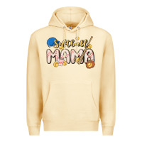 Pina Colada softball MAMA Premium Hoodie - MaliasSmallBusiness