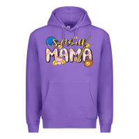 Purple softball MAMA Premium Hoodie - MaliasSmallBusiness