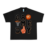 Black basketball game day Urban Heavy Tee - MaliasSmallBusiness