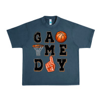 Midnight Navy basketball game day Urban Heavy Tee - MaliasSmallBusiness