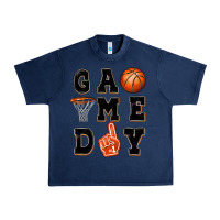 Navy basketball game day Urban Heavy Tee - MaliasSmallBusiness