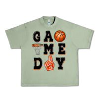 Oil Green basketball game day Urban Heavy Tee - MaliasSmallBusiness