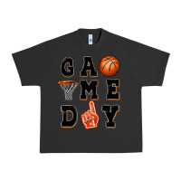 Pigment Black basketball game day Urban Heavy Tee - MaliasSmallBusiness