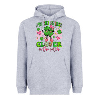Heather Grey i'm the cutest clover in the patch Heavyweight Hoodie - Artiststas