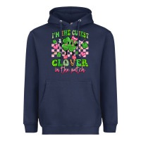Navy i'm the cutest clover in the patch Heavyweight Hoodie - Artiststas