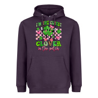 Plum i'm the cutest clover in the patch Heavyweight Hoodie - Artiststas