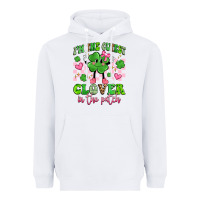 White i'm the cutest clover in the patch Heavyweight Hoodie - Artiststas