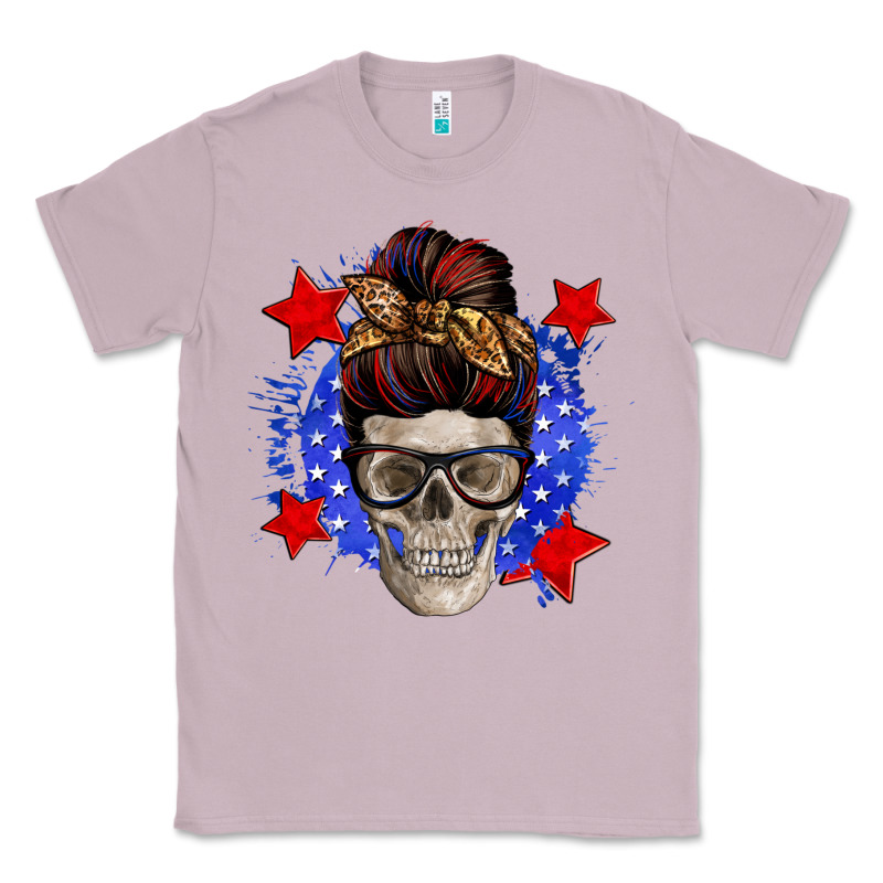 American Mom Skull Classic Tee by Zillion Design Studio | Teevron