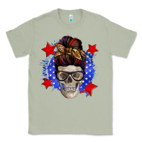 Matcha American mom skull Classic Tee - Zillion Design Studio