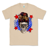 Mushroom American mom skull Classic Tee - Zillion Design Studio