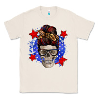 Natural American mom skull Classic Tee - Zillion Design Studio