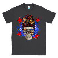 Smoke American mom skull Classic Tee - Zillion Design Studio