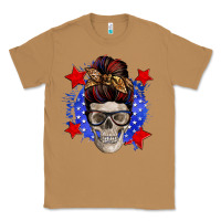 Toasted Coconut American mom skull Classic Tee - Zillion Design Studio