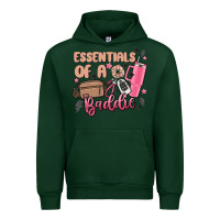 Forest Green essentials of a baddie Urban Hoodie - MaliasSmallBusiness