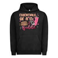 Pigment Black essentials of a baddie Urban Hoodie - MaliasSmallBusiness