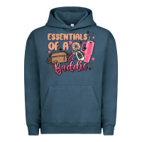 Pigment Midnight Navy essentials of a baddie Urban Hoodie - MaliasSmallBusiness