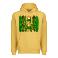 Antique Gold st patricks  brushstrokes Premium Hoodie - AdoDesignShop