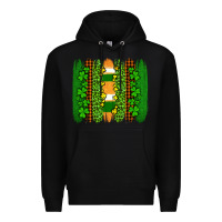 Black st patricks  brushstrokes Premium Hoodie - AdoDesignShop