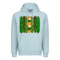 Blue Mist st patricks  brushstrokes Premium Hoodie - AdoDesignShop