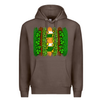 Coffee st patricks  brushstrokes Premium Hoodie - AdoDesignShop