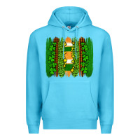 Ocean Blue st patricks  brushstrokes Premium Hoodie - AdoDesignShop