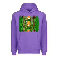 Purple st patricks  brushstrokes Premium Hoodie - AdoDesignShop