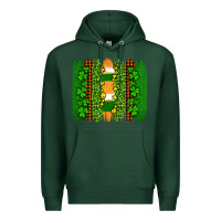 Sports Green st patricks  brushstrokes Premium Hoodie - AdoDesignShop