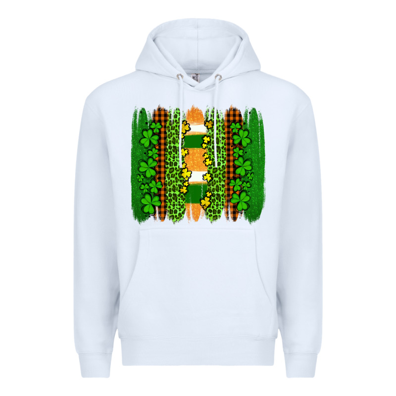 St Patricks  Brushstrokes Premium Hoodie by AdoDesignShop | Teevron