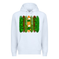 White st patricks  brushstrokes Premium Hoodie - AdoDesignShop