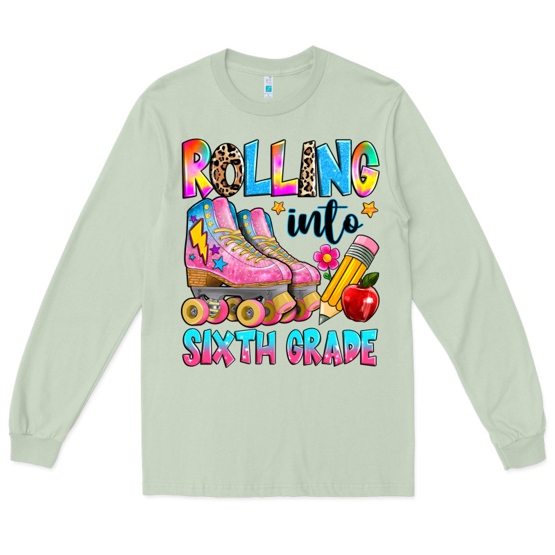 Rolling Into Sixth Grade Long Sleeve Tee by texasbilliewilder | Teevron