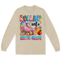 Mushroom rolling into sixth grade Long Sleeve Tee - texasbilliewilder