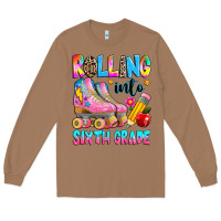 Toasted Coconut rolling into sixth grade Long Sleeve Tee - texasbilliewilder