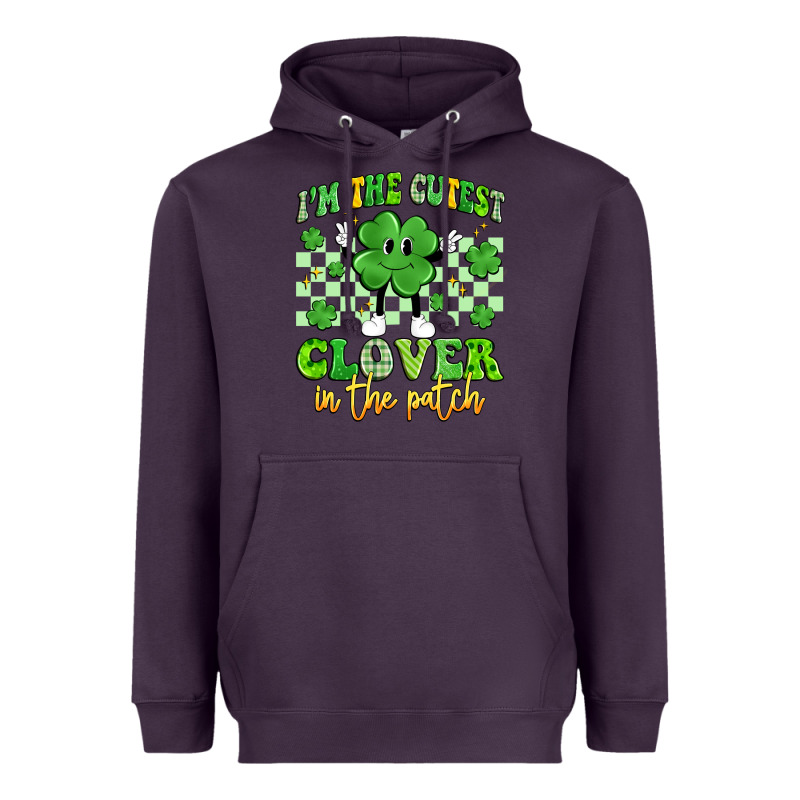 I'm The Cutest Clover In The Patch Artiststas Heavyweight Hoodie by Artiststas | Teevron
