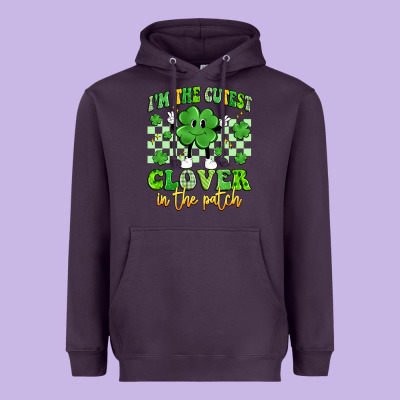 I'm The Cutest Clover In The Patch Artiststas Heavyweight Hoodie Designed By Artiststas