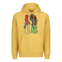 Antique Gold love juneteenth Premium Hoodie - MaliasSmallBusiness