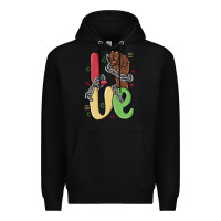 Black love juneteenth Premium Hoodie - MaliasSmallBusiness