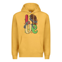 Mustard love juneteenth Premium Hoodie - MaliasSmallBusiness