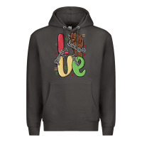 Smoke love juneteenth Premium Hoodie - MaliasSmallBusiness