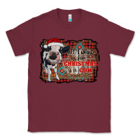 Burgundy all i want for christmas is a cow aztec Classic Tee - RanaPortraitStore