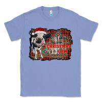 Colony Blue all i want for christmas is a cow aztec Classic Tee - RanaPortraitStore