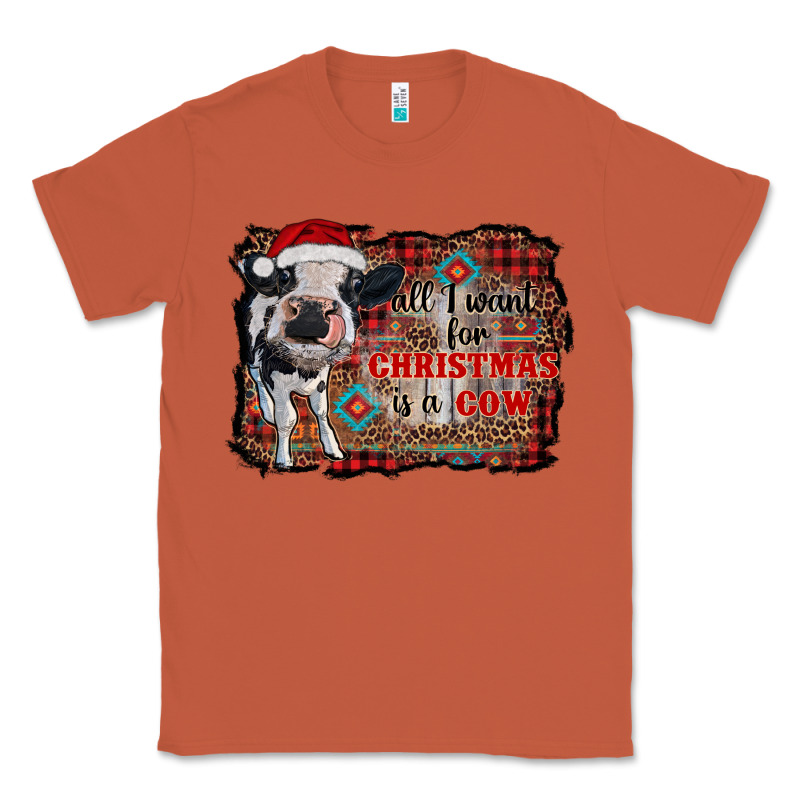 All I Want For Christmas Is A Cow Aztec Classic Tee by RanaPortraitStore | Teevron