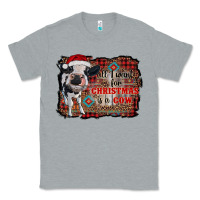 Heather Grey all i want for christmas is a cow aztec Classic Tee - RanaPortraitStore