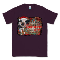 Plum all i want for christmas is a cow aztec Classic Tee - RanaPortraitStore