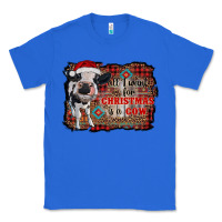 True Royal all i want for christmas is a cow aztec Classic Tee - RanaPortraitStore