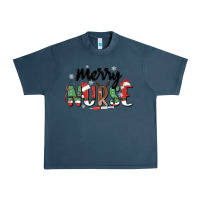 Midnight Navy merry nurse Urban Heavy Tee - MaliasSmallBusiness