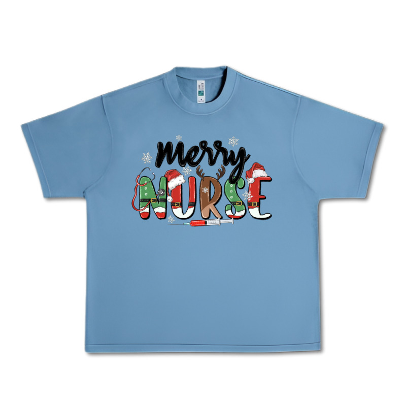 Merry Nurse Urban Heavy Tee by MaliasSmallBusiness | Teevron